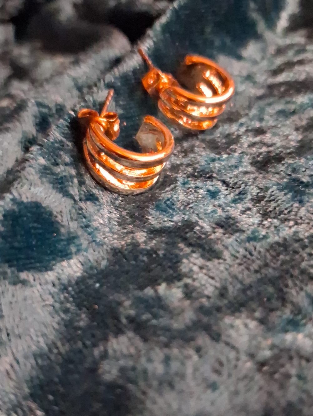 Golden little hoops